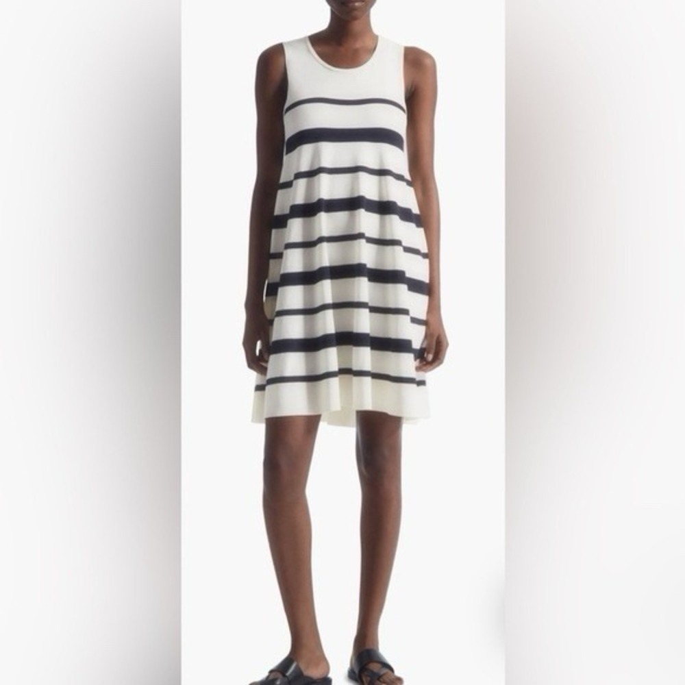 COS Stripe Sleeveless Knit Dress Women's Small
